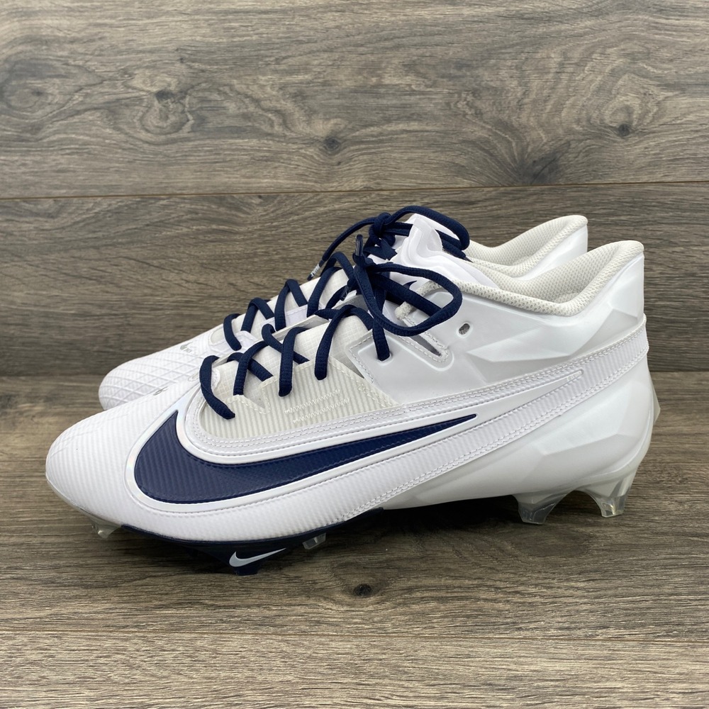 Nike Vapor Edge Elite 360 2 Football Cleats Mens 13 White Navy FD5713-103